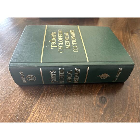 ⭐️ Taber Cyclopedic Medical‎ Dictionary 14th Edition Vintage Philadelphia Doctor - Picture 2 of 5